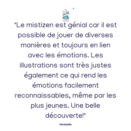 Avis d'un parent sur le jeu de cartes des émotions Mistizen