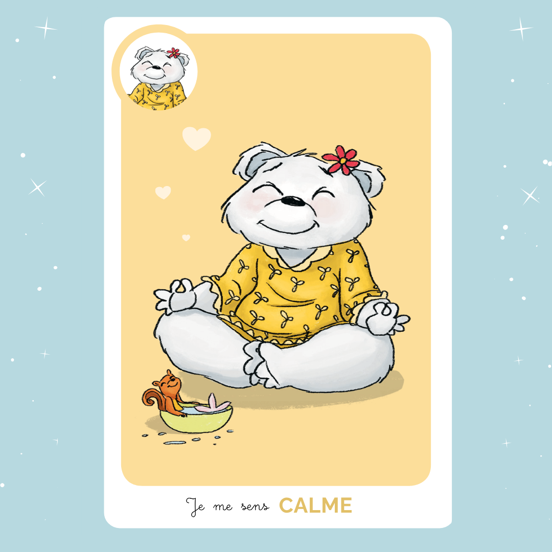 Carte « calme » du jeu des émotions Mistizen