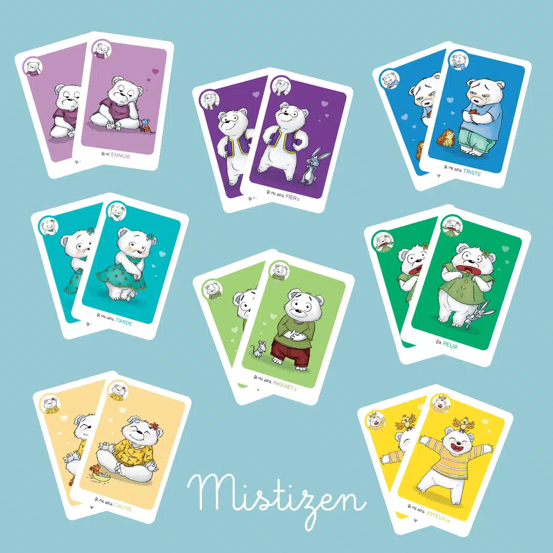 Jeu de cartes des émotions Mistizen – Image 3