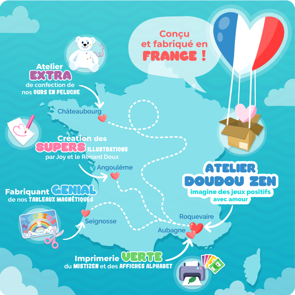 Doudou Zen Fabrication Française