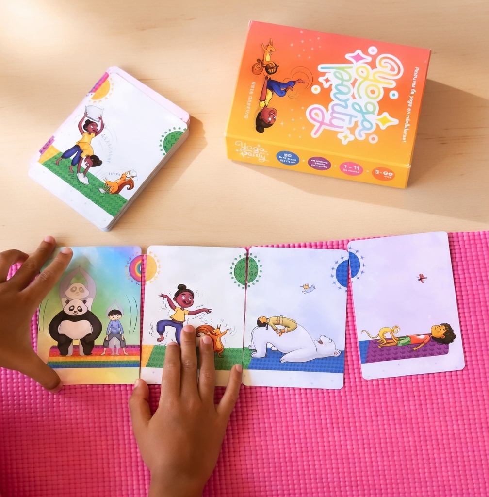 Alternative view of YOGA PARTY - jeu de yoga dès 3 ans