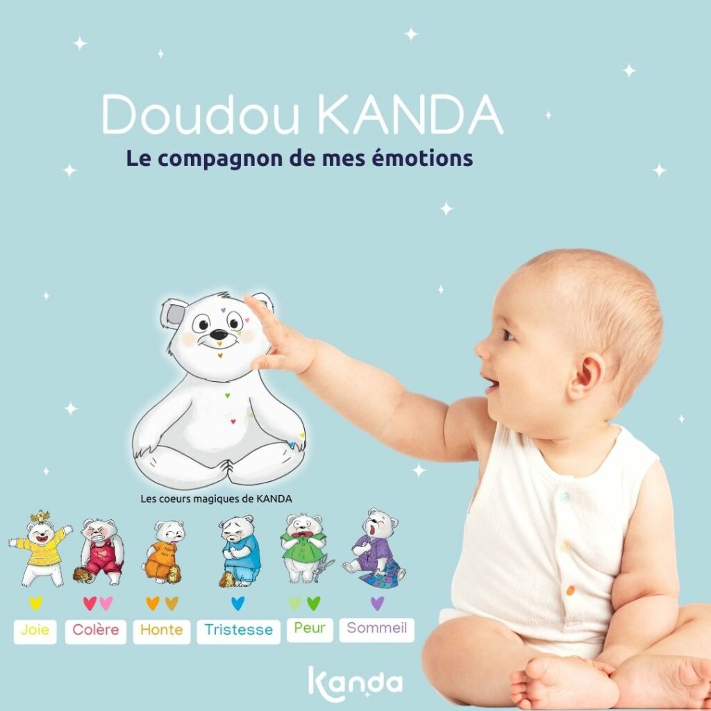 Comment relaxer et apaiser les émotions de son enfant avec doudou KANDA