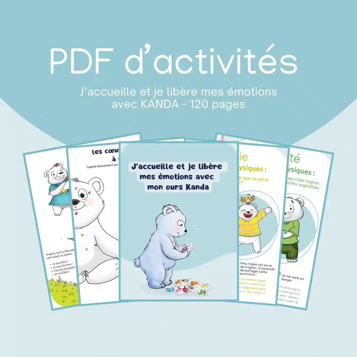 KANDA - PDF éducatif Doudou Zen pour aider les enfants à reconnaître leurs émotions, avec des illustrations douces