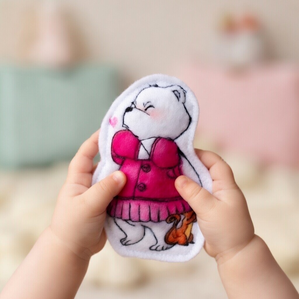 ourson en feutrine pas d'accord opposition