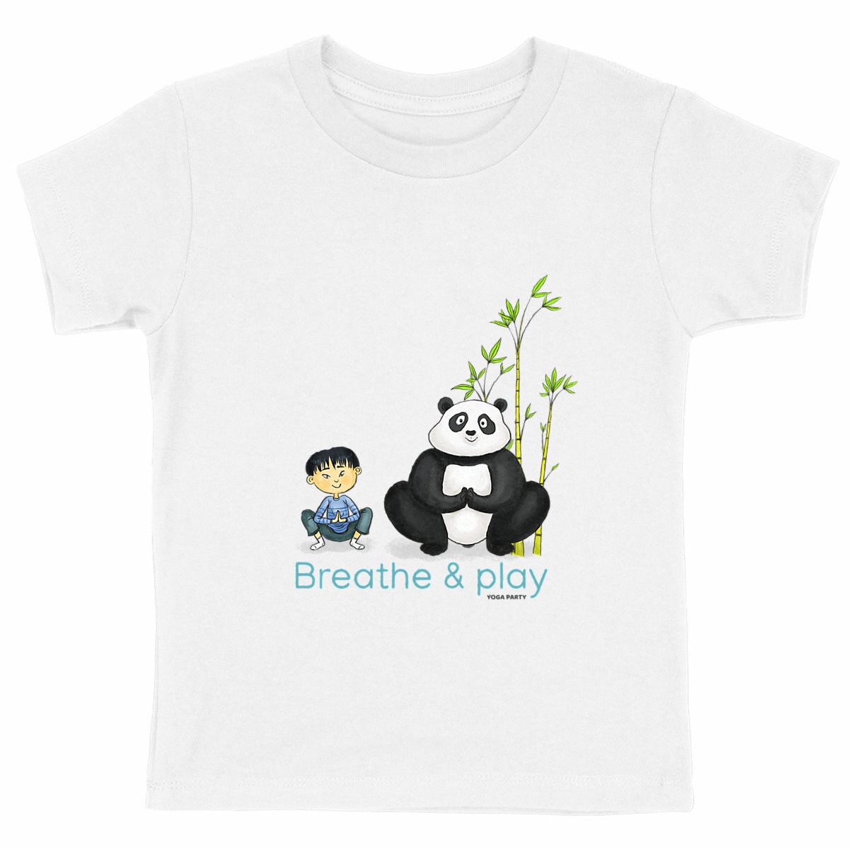 T-shirt Breathe & Play MALASANA avec Xiang YOGA PARTY